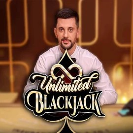 Unlimited Blackjack logo by Ezugi at Wintino Casino